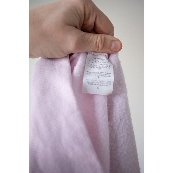 Champion Pink Hoodie Small Classic Logo Pullover - Picture 2 of 4